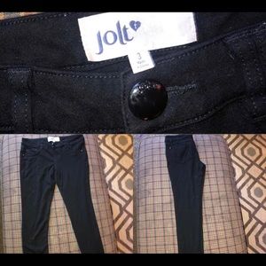 black jolt pants